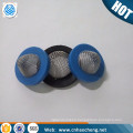 Trade assurance 60 mesh stainless steel hose rubber washer filter screen for shower head